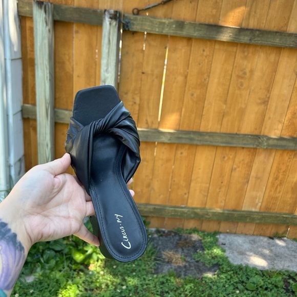 Circus NY by Sam Edelman chunk platforms size 8 black Marianna - Picture 7 of 8